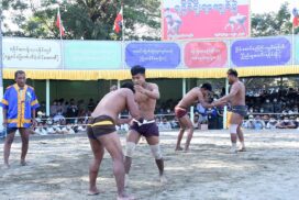 Rakhine traditional wrestling contest marks 47th Rakhine State Day