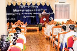 New Community Centre (Thandwe) opened marking 47th Anniversary of Rakhine State Day