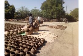 Clay pot businesses in Taunggon village ramp up production for toddy sap collection season