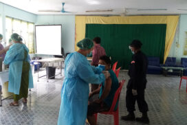 Nearly 6,000 people vaccinated during 5th batch of COVID-19 vaccination in Singaing