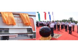 SAC Chairman Prime Minister Senior General Min Aung Hlaing inaugurates upgraded Thanlyin Glass Factory
