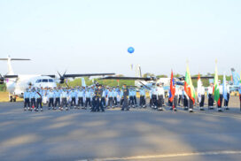 74th Anniversary of Tatmadaw (Air) Commemoration Ceremony, Alms Offering Ceremony held