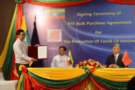 Myanmar signs purchasing, production agreement for 10 million doses of Sinopharm COVID vaccines