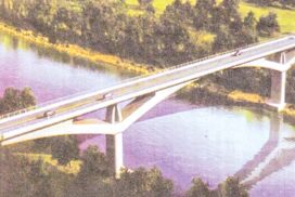 No (2) Kunlong Bridge constructed on Myanmar-China border trade route