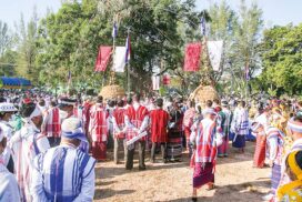 Kayin national flag hoisting ceremony held on Kayin New Year Day