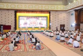 First day of Dhamma Puja organized by Yangon Region Government held