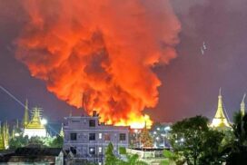 About 310 fires break out in Sagaing region in 2021