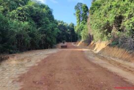 Two-mile paving work completed in Zadetgyi island coastal road