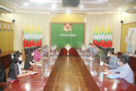 MoBA Union Minister receives UNHCR Resident Representative in Myanmar