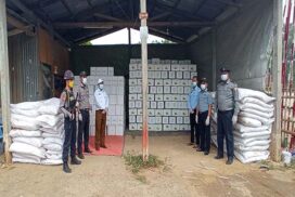 Illegal teak, agricultural materials, foodstuffs, vehicle seized in some townships