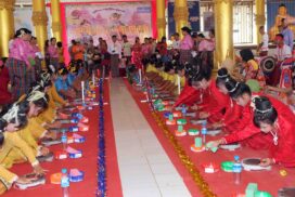 2nd Rakhine traditional Nantha grinding contest held in Ponnagyun Township
