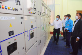 MoEE Union Minister inspects main powerstations in Namhsam, Taunggyi, Kalaw, Yepaungson