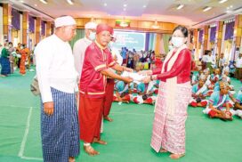 SAC member attends 58th Homage Paying Ceremony to the Elderly in Sittway