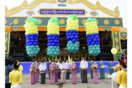 Nay Pyi Taw Mayor’s Maha Thingyan Pandal opens
