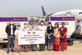 Second batch of 500,000 AstraZeneca COVID-19 vaccines arrives in Yangon