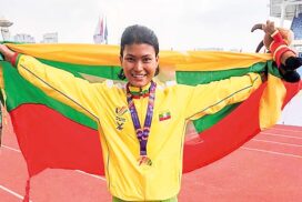 Zin May Htet wins silver medal in women’s 20km walking race in SEA Games 31