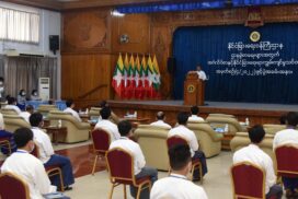 U Wunna Maung Lwin, Union Minister for Foreign Affairs of the Republic of the Union of Myanmar remarks at the opening ceremony of the Course for Attaché on English Proficiency and Foreign Service Skills (4/2022) in Law Ka Nat Hall of the Ministry of Foreign Affairs, Nay Pyi Taw