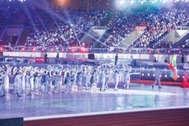 MoSYA Union Minister attends opening ceremony of 31st SEA Games in Viet Nam