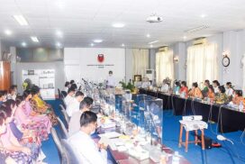 MoH Union Minister meets officials of University of Medicine (2), University of Dental Medicine (Yangon), University of Medical Technology (Yangon), University of Pharmacy (Yangon)