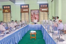 MoI Union Minister meets with publishers in Yangon