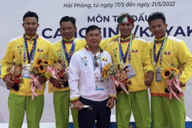 Myanmar teams win silver and bronze medals in Rowing, Canoeing events
