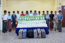 Over K6.2 bln worth of Ice for smuggling into Malaysia seized in Yangon