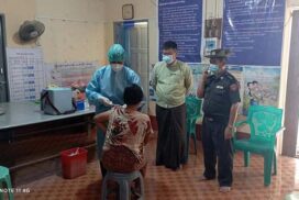 2,100 pregnant and breastfeeding women receive Covacin vaccines in Kyonpyaw Township