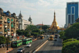 Action taken against 60 undisciplined cars that park at bus stops in Yangon