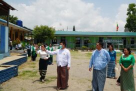 MoE Union Minister inspects preparations for opening basic education schools in Southern Shan State