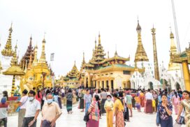 Over 800,000 pilgrims, 411 tourists visit Shwedagon Pagoda as of May second week