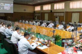 Rakhine state stability, peace and development work coordination committee holds meeting (2/2022)