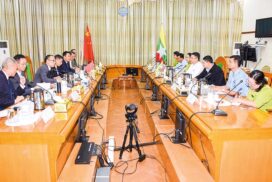 Coord meeting held on bilateral trade between Myanmar & Dehong Autonomous Prefecture