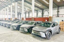 Electric vehicles, motorcycles arrive at Yangon Port
