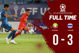 Thailand clinch Myanmar 3-0 in 2023 AFF U-23 Championship match