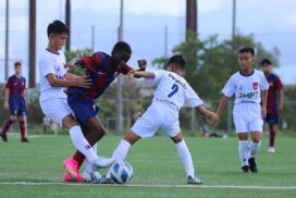 Myanmar youths test Barcelona and Japanese junior clubs