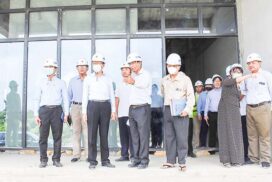 MoH Minister tours China-aided Myanmar CDC construction