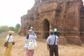 Restoring ancient Bagan buildings nearing completion