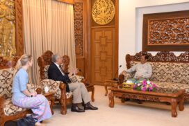 DPM & MoFA Union Minister receives UNOPS Asia Regional Director