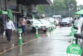 Grab taxis start running in Aungmingala Highway Bus Terminal