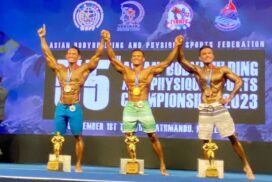 Myanmar wins gold in 55th Asian Bodybuilding & Physique Sports Championship