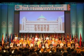 Representatives from Myanmar attend the Eighth World Buddhist Summit