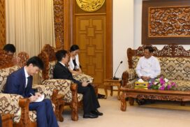 MoFA Union Minister receives Chinese Special Envoy for Asian Affairs