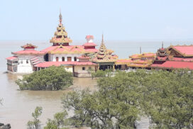 Kyaikkhami mid-water pagoda’s Buddha Pujaniya Festival set for full moon of Thadingyut