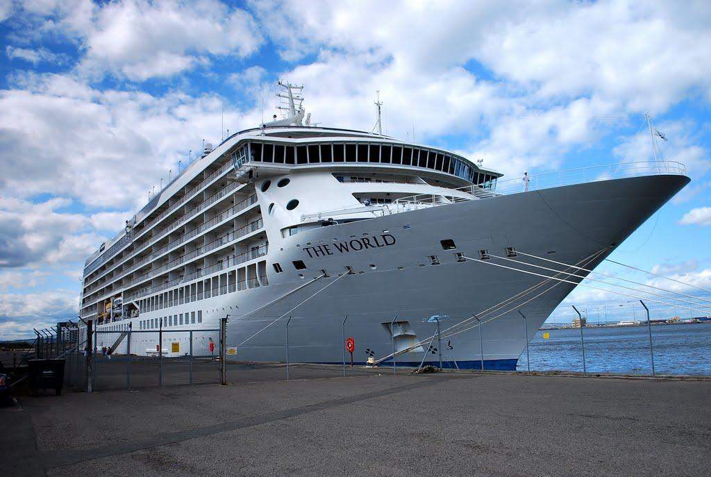 MS The World With 155 Tourists Arrives Thilawa Port - Global New Light ...