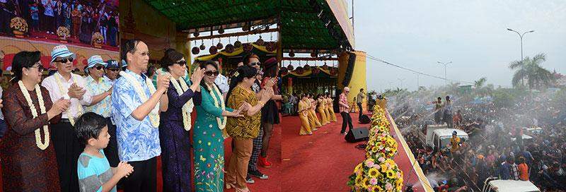 Dr Sai Mauk Kham Participates In Water Festival Celebrations In Nay Pyi ...