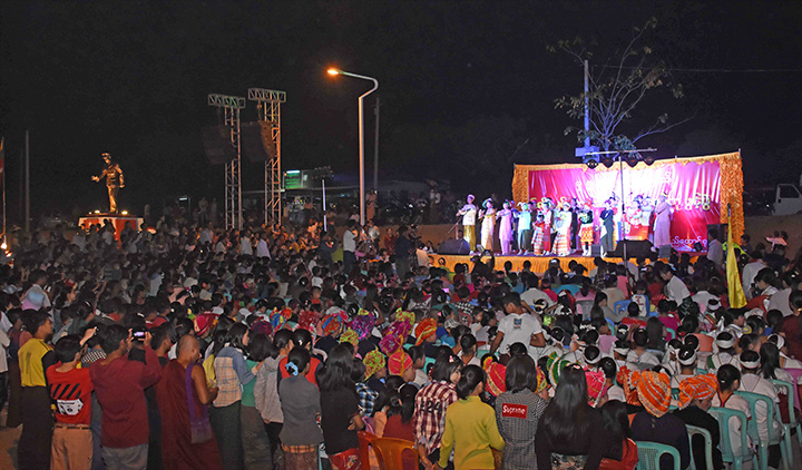 Pobbathiri Tsp Opens Park With Bogyoke Aung San Statue To Commemorate ...