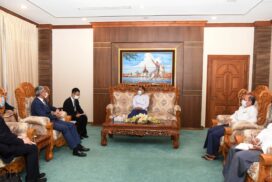 Union Minister for International Cooperation receives Chinese Ambassador to Myanmar