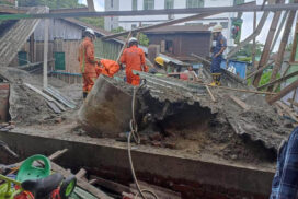 Seven people injured in building collapse