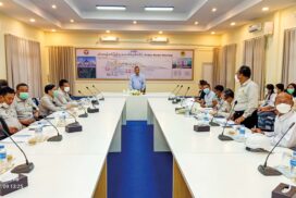 Deputy Construction Minister inspects roads, bridges, housing project, hospital in Mandalay Region