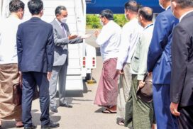 Delegation led by China’s State Councilor and Foreign Minister Mr Wang Yi arrives in Myanmar to attend 7th Mekong-Lancang Cooperation Foreign Ministers’ Meeting